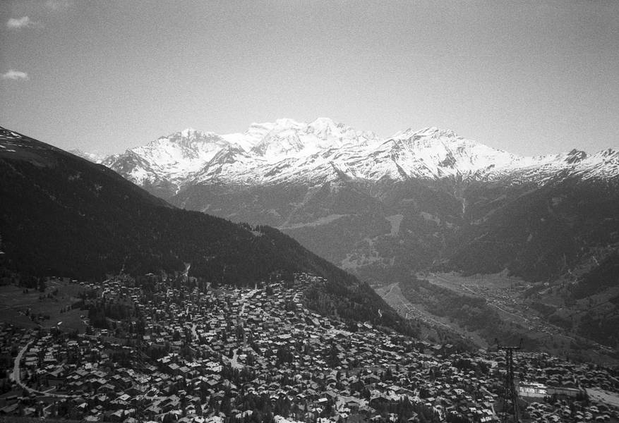 black and white photography, mountain landscapes